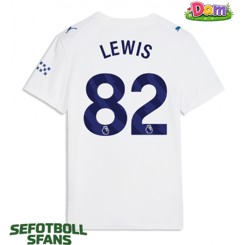 Manchester City Rico Lewis #82 Tredje Tröja Kvinnor 2026-27 Kortärmad